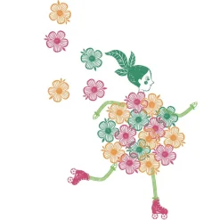 Tampons Mix and Match : Flower girls - Djeco