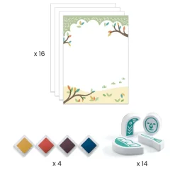 Tampons Mix and Match : Surprising animals - Djeco