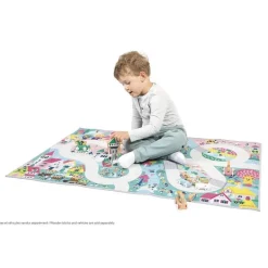 TAPIS AVEC CIRCUIT ROYAUME ENCHANTE - CROSS ROADS - Janod