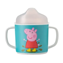 Tasse deux anses antidérapante : Peppa Pig - Petit Jour Paris