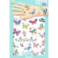 Tatouages éphemère : Papillons de rêve - Djeco