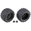 Team Associated Rival MT10 Blk Method Wheels/Tyres Mounted - Associated - Team Associated