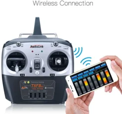 T8FB BT (Bluetooth) 8 voies M1 avec récepteur R8EF - RadioLink Be