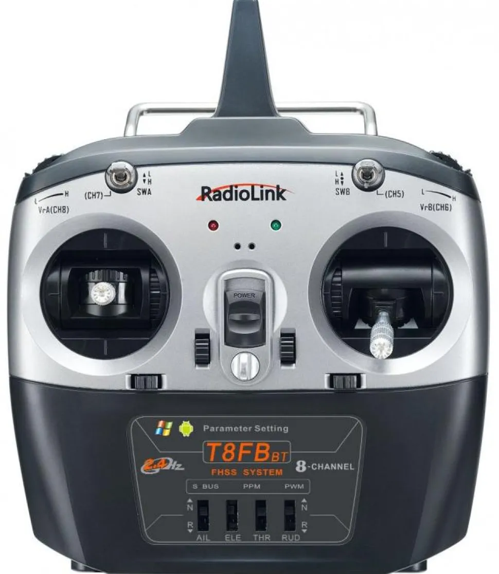 T8FB BT (Bluetooth) 8 voies M1 avec récepteur R8EF - RadioLink Be