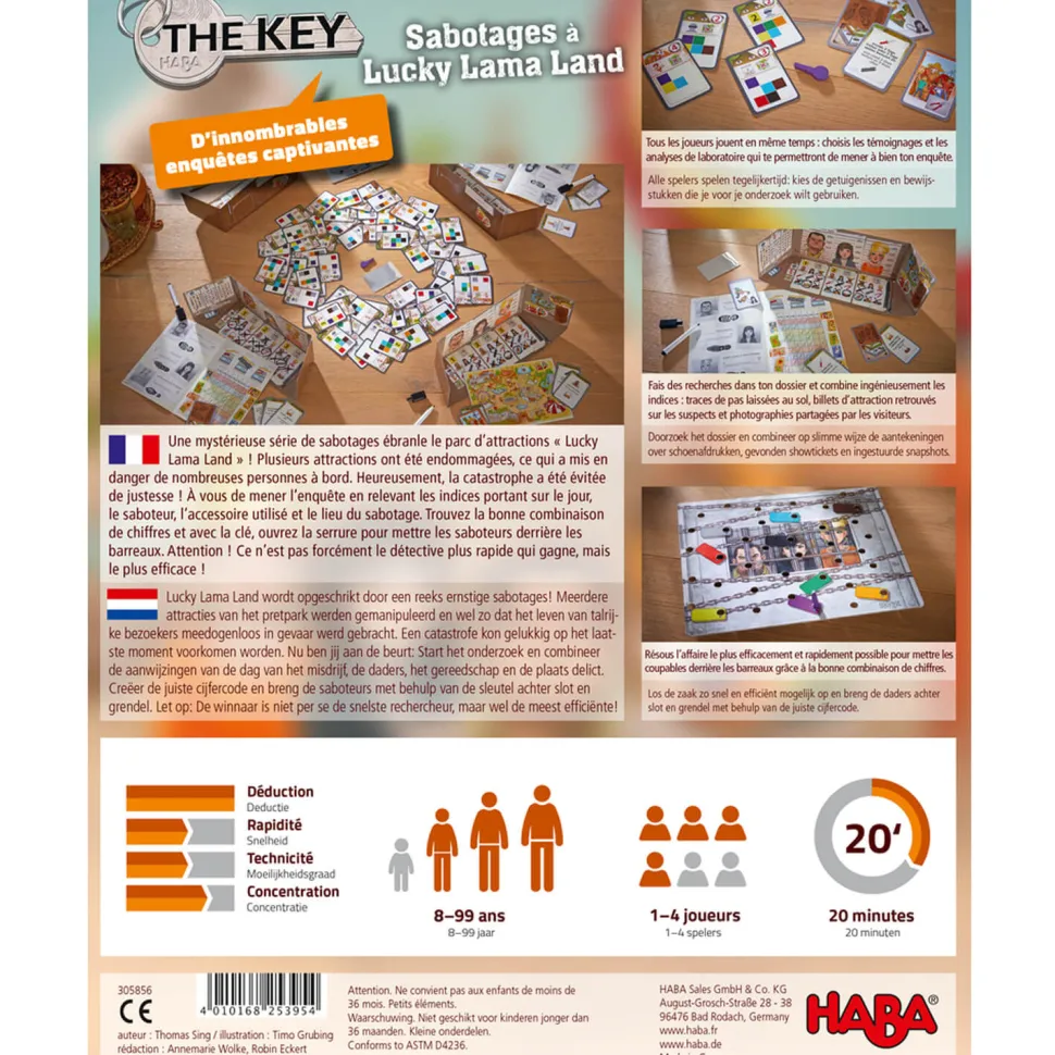 The Key – Sabotages à Lucky Lama Land - Haba