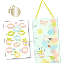 Toise murale avec stickers : Printemps - Djeco