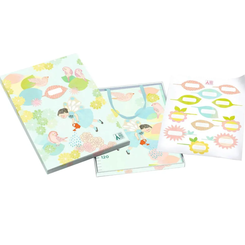 Toise murale avec stickers : Printemps - Djeco