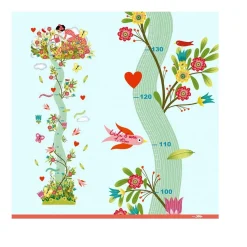 Toise Stickers : Jeune fille au jardin - Djeco