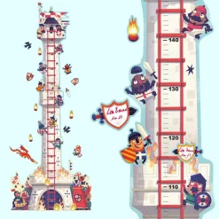 Toise Stickers : Tour des chevaliers - Djeco