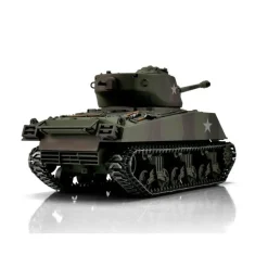 Torro M4A3 Sherman 1:16 76mm camouflage IR fumée - Torro