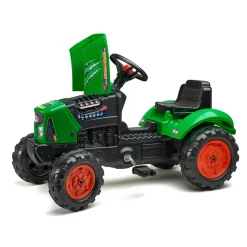 Tracteur à pédales Supercharger avec remorque et capot ouvrant - Falk / Falquet