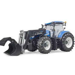 Tracteur New Holland T7.315 avec fourche - Bruder