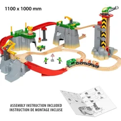 Train Brio : Circuit Montagnes et Chargements - Brio