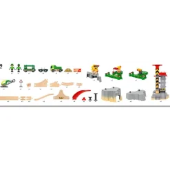 Train Brio : Circuit Montagnes et Chargements - Brio