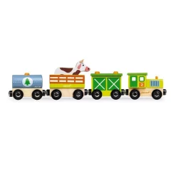 Train Ferme en Bois - Story - Janod