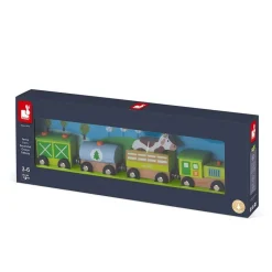 Train Ferme en Bois - Story - Janod