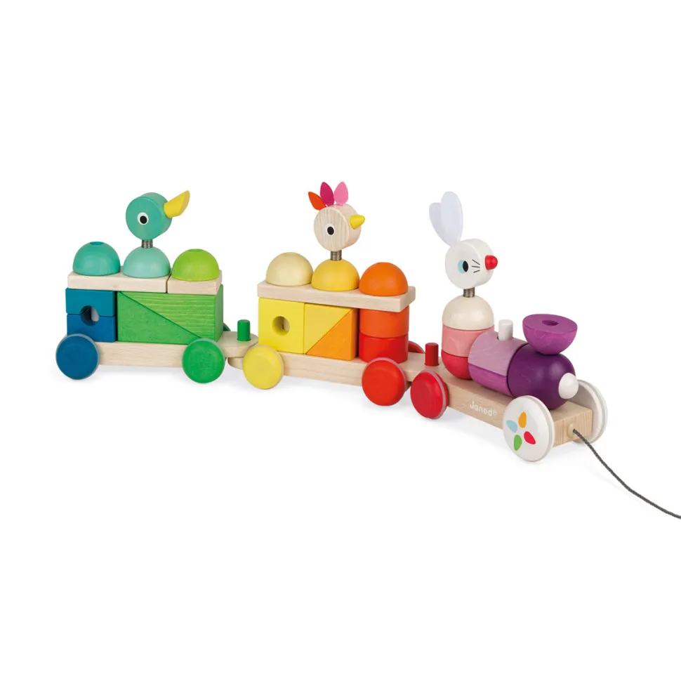 Train géant multicolor - Zigolos - Janod