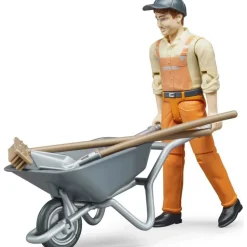 Travailleur communautaire avec accessoires - Bruder