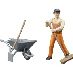 Travailleur communautaire avec accessoires - Bruder