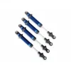 Traxxas Amortisseurs Gts Alu Bleus X4 - Sans Ressort - Utilise Avec Trx8140 - Traxxas