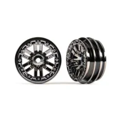 Traxxas Jante 1.1 Chromées Noires (par 2) TRX-4M - Traxxas