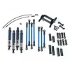 Traxxas Kit Bras/Biellette Long Trx-4 Complet Bleu - Traxxas