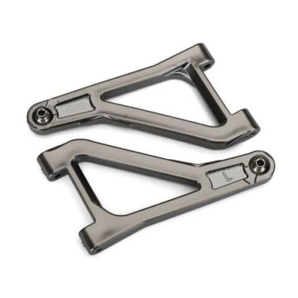 Triangles De Suspension Superieur Gauche & Droit - Satin Chrome - Traxxas - Traxxas