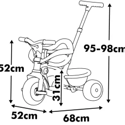 Tricycle Be Move Confort Rose - Smoby