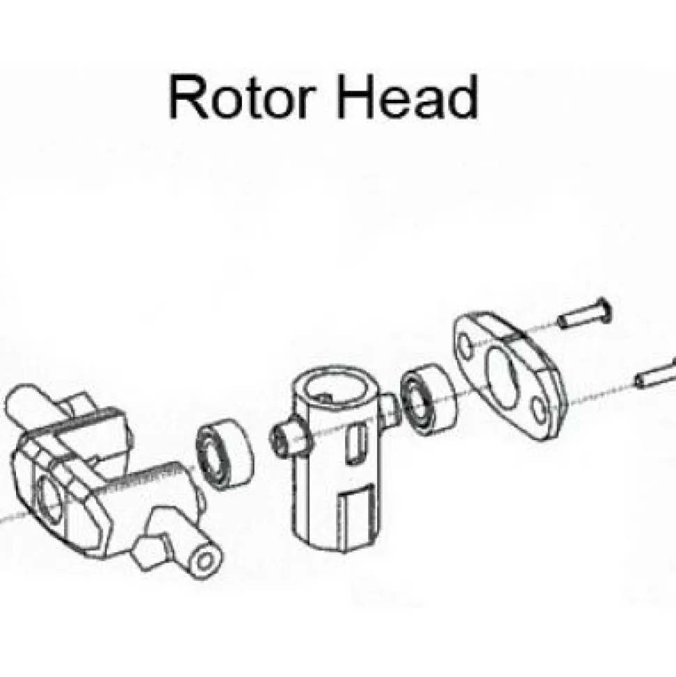 Tête de rotor - Carboon CP - Carboon 2, Carboon CP - BMI