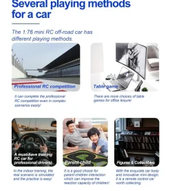 TURBO RACING MICRO MONSTER TRUCK RTR 1/76ÈME Jaune - Turbo Racing