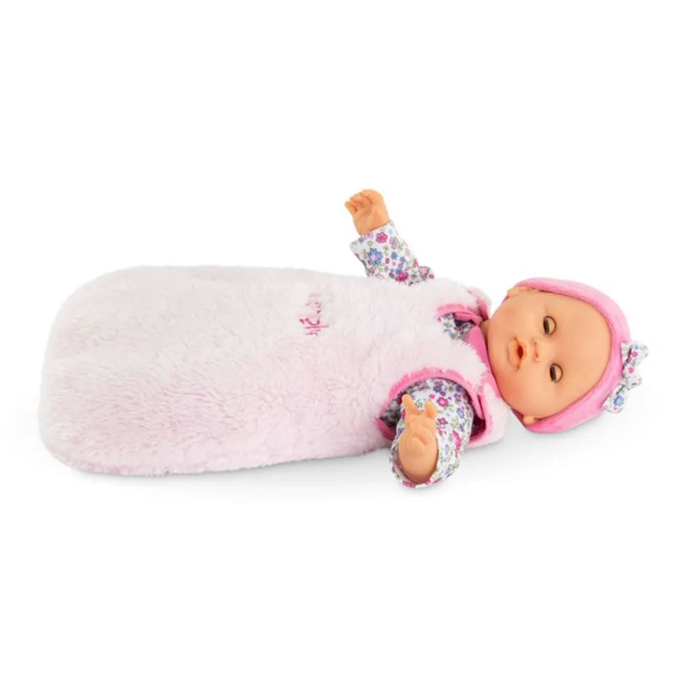 Turbulette Peluche Rose pour poupon 30 cm - Corolle