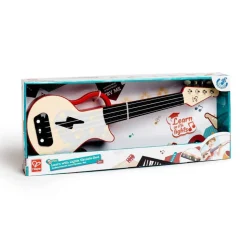 Ukulele électrique avec apprentissage interactif rouge - Hape