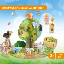 Unives du jeu Puzzle 3D Le verger - Haba