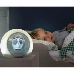 Veilleuse Lou le Hibou Anti-Pleurs - Gris - Zazu