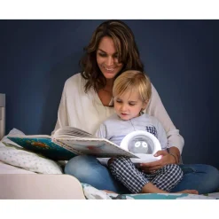 Veilleuse Lou le Hibou Anti-Pleurs - Gris - Zazu