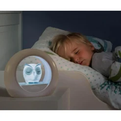 Veilleuse Lou le Hibou Anti-Pleurs - Gris - Zazu