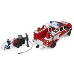 Véhicule d’intervention de sapeurs-pompiers : RAM 2500 avec module son et lumière - Bruder