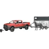 Véhicule Pick-up Power Wagon 2500 Ram avec Van et Cheval - Bruder