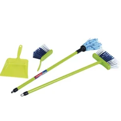 Vileda - Set de ménage avec balai à frange "Color Line" - Klein