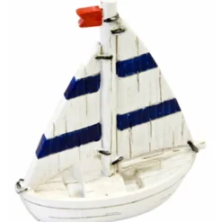 VOILIER en résine déco 11cm - RueDeLaFete