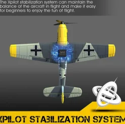 VOLANTEX Messerchmittt BF109 400MM Brushed w/Gyro EPP RTF - Volantex
