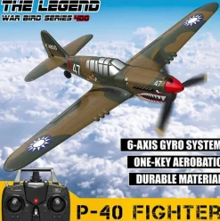 VOLANTEX P40 Warhawk 4CH 400MM Brushed w/GYRO EPP RTF V761-13 - Volantex