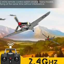 VOLANTEX P40 Warhawk 4CH 400MM Brushed w/GYRO EPP RTF V761-13 - Volantex