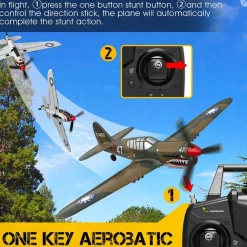 VOLANTEX P40 Warhawk 4CH 400MM Brushed w/GYRO EPP RTF V761-13 - Volantex