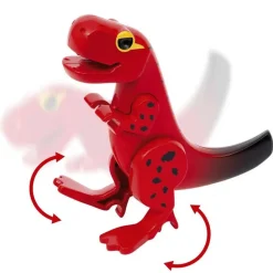 Volcan en éruption et dinosaures - Brio