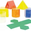 Volumes géométriques avec développement, set de 10 pces - Eduplay
