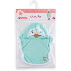 Vêtement pour Grand poupon 36 cm : Cape de bain pingouin - Corolle