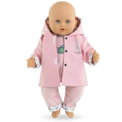 Vêtement pour Grand poupon 36 cm : Ciré réversible - Week-end à paris - Corolle