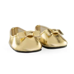 Vêtement pour Grand poupon 36 cm : Ballerines dorées - Corolle