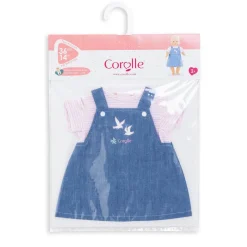 Vêtement pour grands poupons 36 cm Mon classique Corolle : Robe Marinière Rose Bords De Loire - Corolle